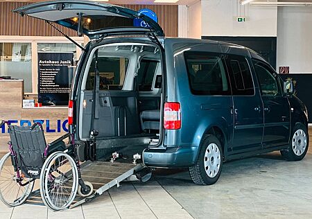 VW Caddy Volkswagen 1,6-Maxi-Behindertengerecht-Rampe-TOP