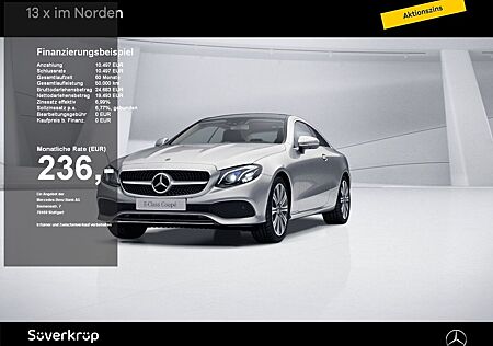 Mercedes-Benz E 200 Coupé Avantgarde Navi LED Burm Distr Pano
