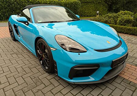 Porsche Boxster Spyder, Miami Blue, 1.Hand, 2200km