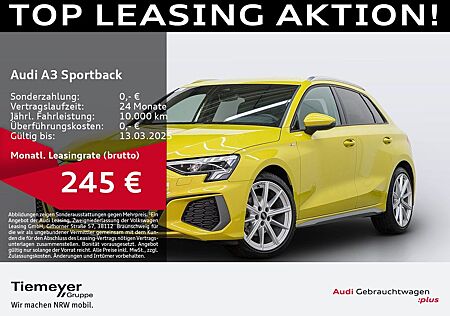 Audi A3 Sportback 30 TDI 2x S LINE LM18 LED ACC AHK K