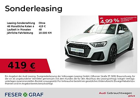 Audi A1 Sportback S line 30 TFSI GRA LED Navi