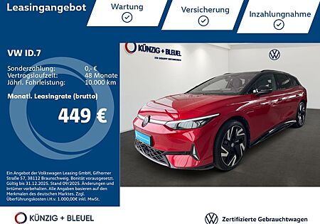 VW ID.7 Volkswagen Tourer GTX 4Motion Navi*LED*AHK*Kamera*Ansc