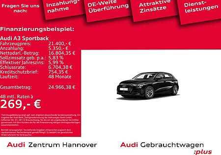 Audi A3 Sportback 35 TFSI Pano ACC Navi LED virtual