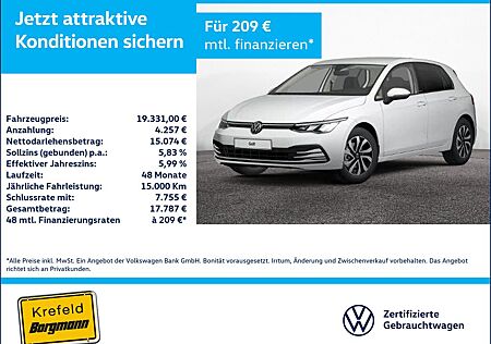 VW Golf Volkswagen VIII 2.0 TDI Active LED NAVI SHZ PDC KLIMA