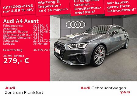 Audi A4 Avant 40 TFSI S tronic S line LED HuD 360° Ma
