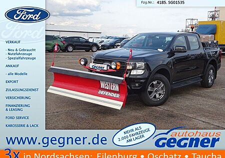 Ford Ranger XLT 4x4 DoKa AT Winterd. Streuer Schild