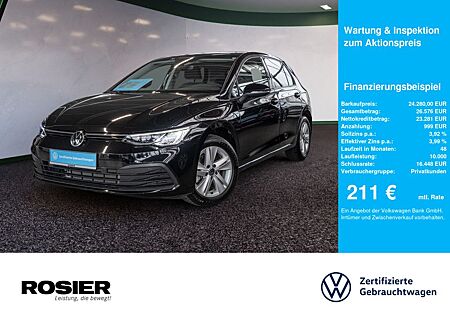 VW Golf Volkswagen VIII Life 1,5 l eTSI DSG ACC LED NAVI SHZ