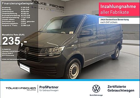 VW T6 Transporter Volkswagen T6.1 Transporter 2.0 TDI Kasten FWD lang Leder