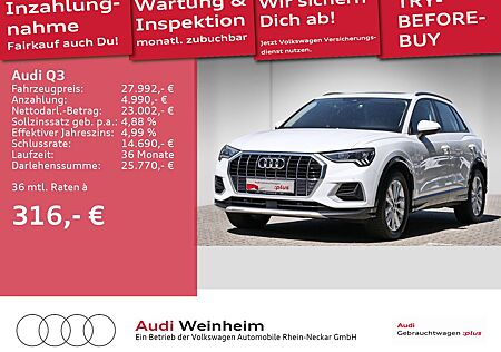 Audi Q3 35 TFSI AHK LED S-tronic Panoramadach uvm