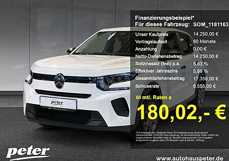 Citroën C3 PureTech 100 S&S You +PDC+Klima+LED+HUD