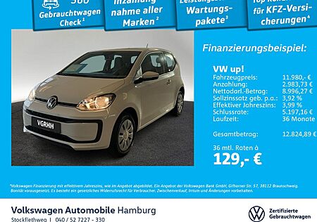 VW Up Volkswagen ! 1.0 move ! Klima Radio DAB+ GJ-Reifen