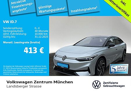VW ID.7 Volkswagen Pro Wärmepumpe CCS AHK IQ.Light Navi Kamera