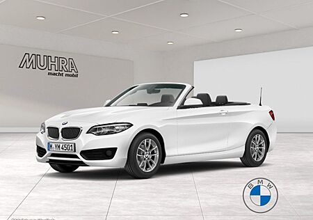BMW 218i Cabrio Sport Line 17" Lordose Sportsitz Mul