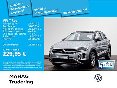 Volkswagen T-ROC 1.5 TSI STYLE Navi IQ.LIGHT AHK R-KAM Easy