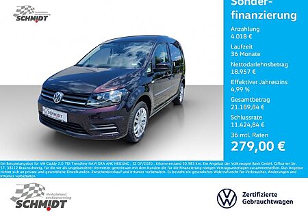 VW Caddy Volkswagen 2.0 TDI Trendline NAVI GRA AHK HEIZUNG