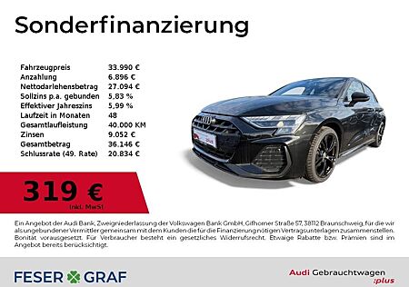 Audi A3 Sportback Autom. 2xS-Line,LED,RFK,NAVI,SHZ,18