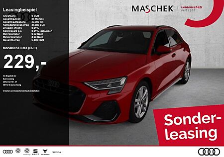 Audi A3 Sportback 2x S line 30 TFSI AHK Matrix Carbon
