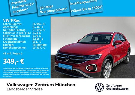 VW T-Roc Volkswagen 2.0 TDI STYLE ACC LED+ Navi Leder DigitalC