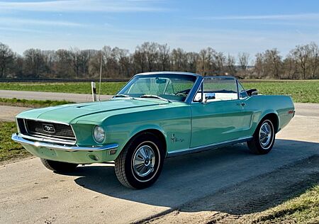 Ford Mustang Cabriolet 1968 289cui V8 | Türkis/Weiß H