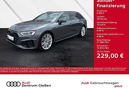 Audi A4 Avant 40 TDI S line competition plus Black Na