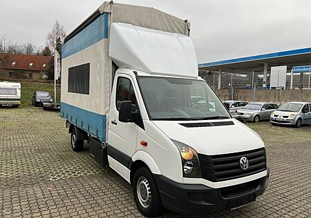 VW Crafter Volkswagen Pritsche 35 L3 Plane extra hoch Klima