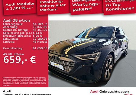 Audi Q8 e-tron 50*QUA*ADVANCED*LED*NAVI*RFK*LUFT*SHZ*