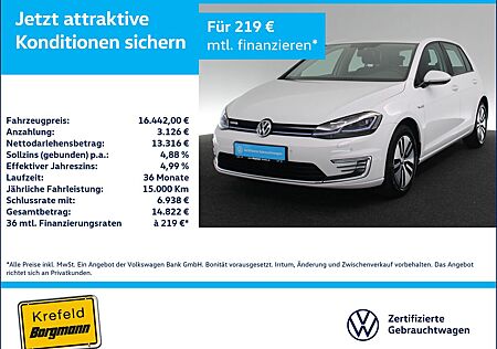 VW Golf Volkswagen VII e- LED NAVI KAMERA SHZ PDC KLIMA