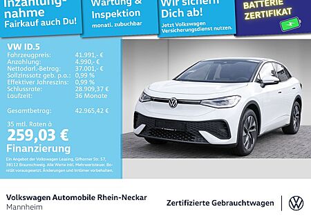 VW ID.5 Volkswagen Pro 210kW GAR2030 Navi Pano Wärmepumpe uvm