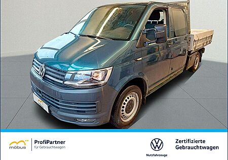 VW T6 Transporter Volkswagen T6 Pritsche DOKA lang 2.0 TSI*AHK*KLIMA*SITZH*