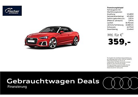 Audi A5 Cabriolet 45 TFSI qu. S line AHK/NAV/Matrix