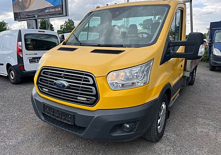 Ford Transit Pritsche 350 L3 Einzelkabine-Mit Krahn