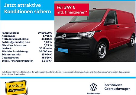 VW T6 Transporter Volkswagen T6.1 Transporter Kasten 2.0 TDI Kasten FWD ACC