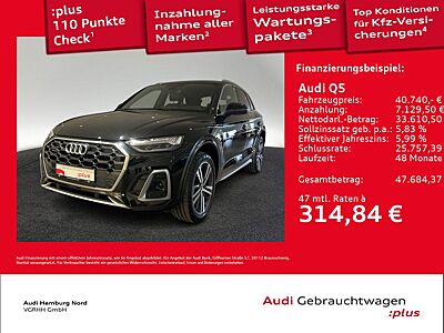 Audi Q5 40 TDI S line quattro AHK Matrix Navi CarPlay