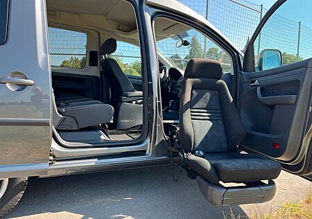 VW Caddy Volkswagen 1,6TDI beste Rollstuhlaustattung