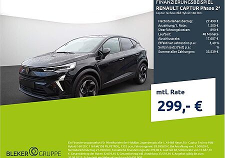 Renault Captur Phase 2 Techno Mild Hybrid 160 ED
