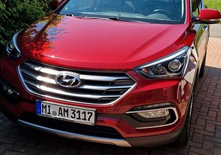 Hyundai Santa Fe blue 2.2 CRDi Style 4WD Automatik Style