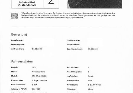 Mercedes-Benz 450 450SEL 6.9 (116)