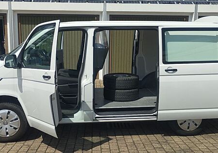VW T6 Kombi Volkswagen T6.1 4MOTION-DSG-Webasto-2xSchiebetür-LED