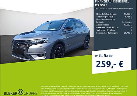 DS Automobiles DS7 Crossback BlueHDi 130 Performance Line+