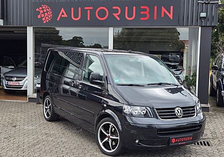 VW T5 Multivan Volkswagen HIGHLINE LEDER/AHK/2xSchiebetür/7-Si