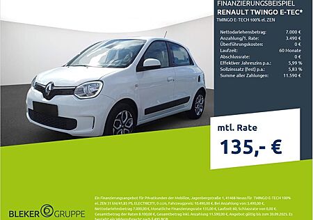 Renault Twingo E-TEC H 100% el. ZEN