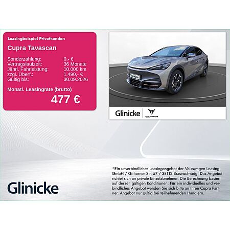 Cupra Tavascan leasen