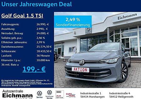 VW Golf Volkswagen VIII Goal 1.5 TSI+LED+ACC+RFK+H&K+SIDE-ASSI