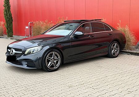 Mercedes-Benz C 200 d Autom AMG FACELIFT PANO LEDER NAVI