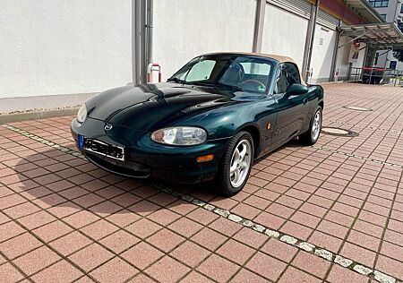 Mazda MX-5 1.6 British Racing Green Beige Innen + Dach