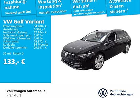 VW Golf Volkswagen VIII Variant 1.5 eTSI DSG Style Navi IQ.Lig