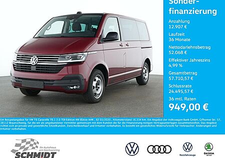 VW T6 Caravelle Volkswagen T6.1 2.0 TDI Edition 4M 8Sitze AHK