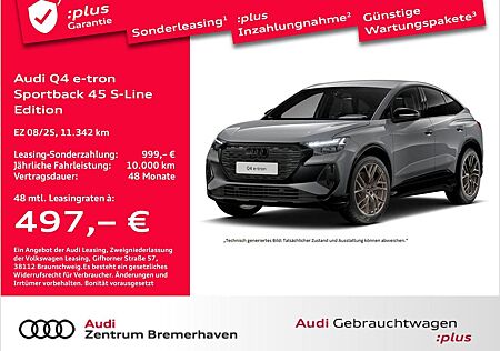 Audi Q4 e-tron SPORTBACK 45 S-LINE EDITION AHK LED