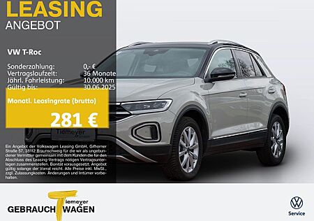 VW T-Roc Volkswagen 1.5 TSI DSG STYLE NAVI AHK KAMERA