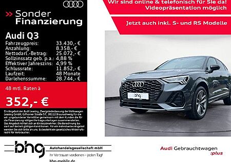 Audi Q3 40 TDI Sportback quattro S line